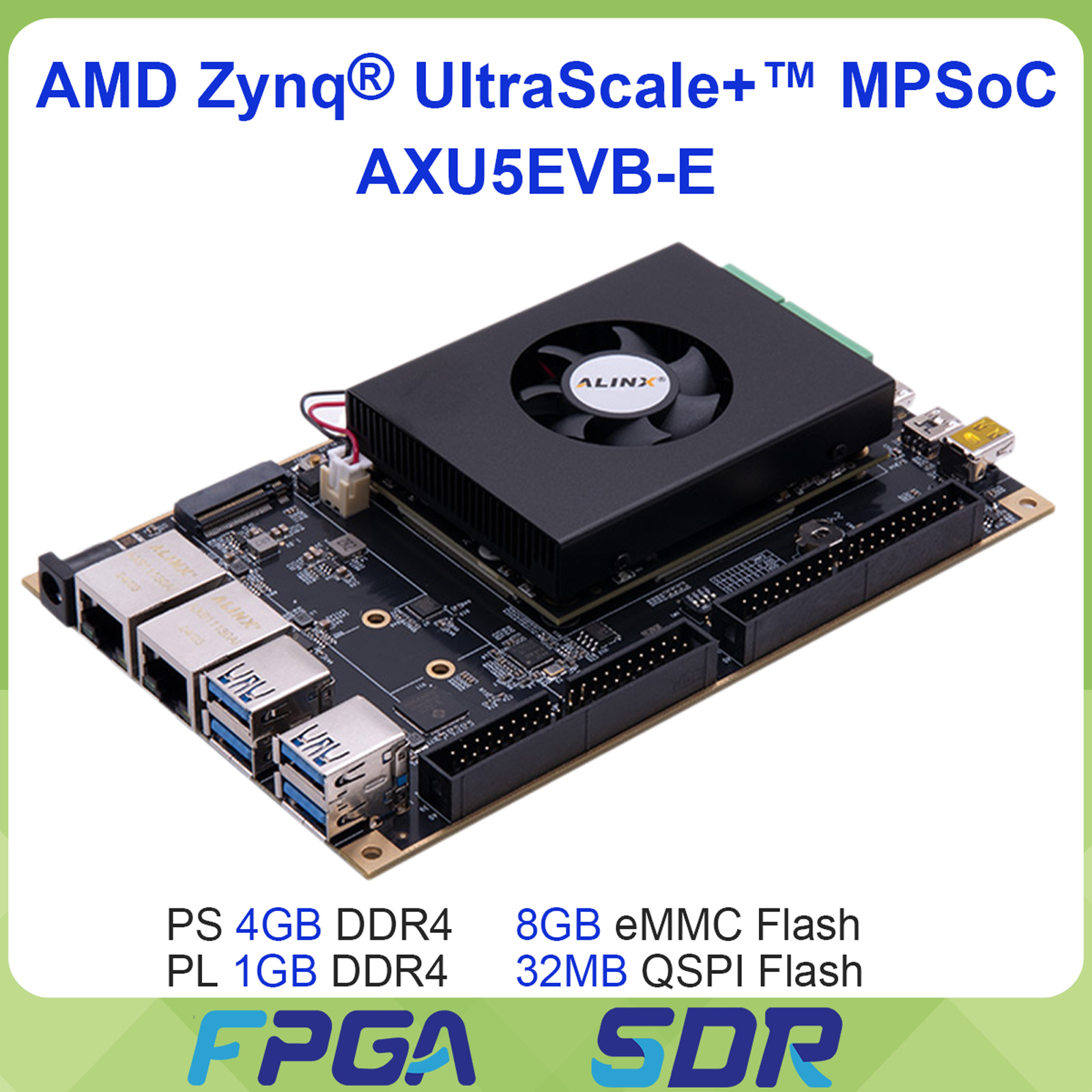 ALINX AXU5EVB-E Zynq UltraScal - огляд і ціна Ddr4 8Gb