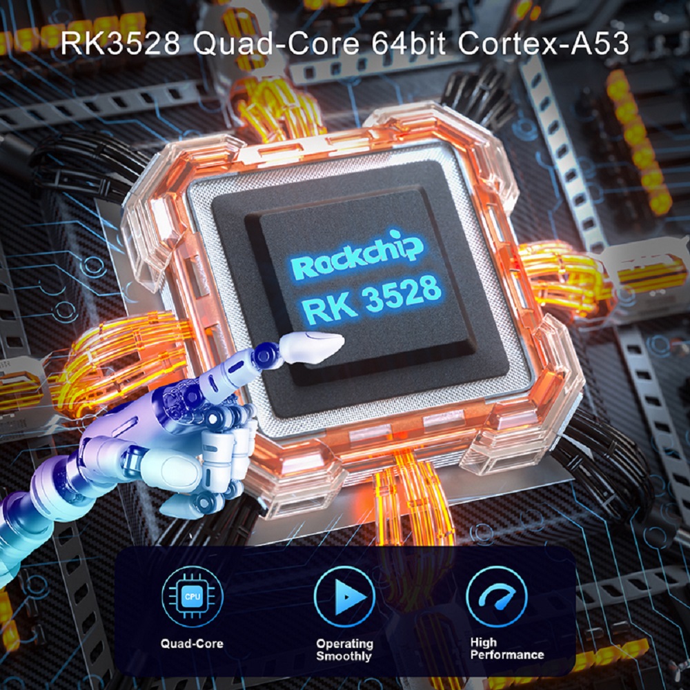 Android 16 X66 TV Box RK3528 Q - огляд і ціна Ddr3 8Gb